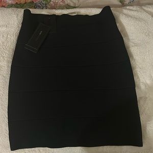 Black BCBG bandage skirt. Size small